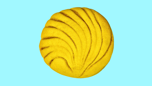 Abuelita's Creations- Yellow Concha Cookie