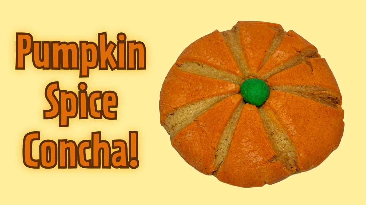 "Pumpkin Spice Concha Cookie"- Limited Edition