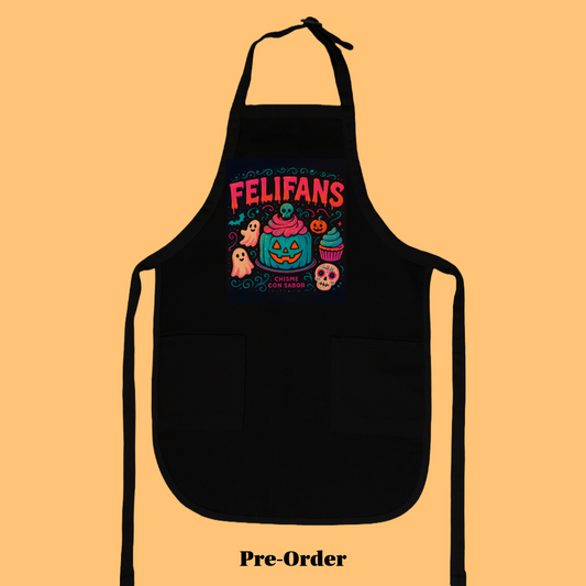 "Felifans" Spooky Apron- PRE- ORDER*