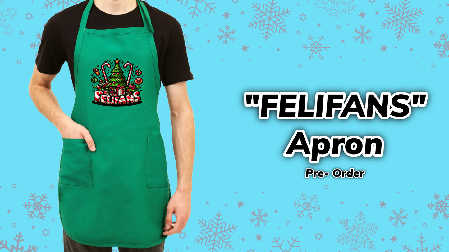 "FeliFans" Christmas Apron (Pre-Order)