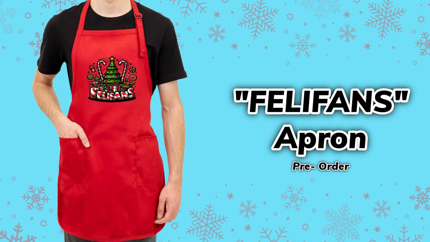 "FeliFans" Christmas Apron (Pre-Order)