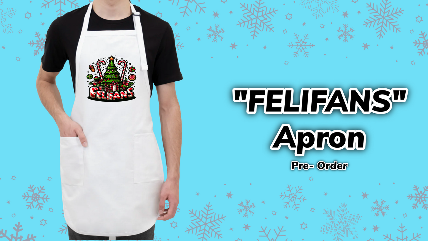 "FeliFans" Christmas Apron (Pre-Order)