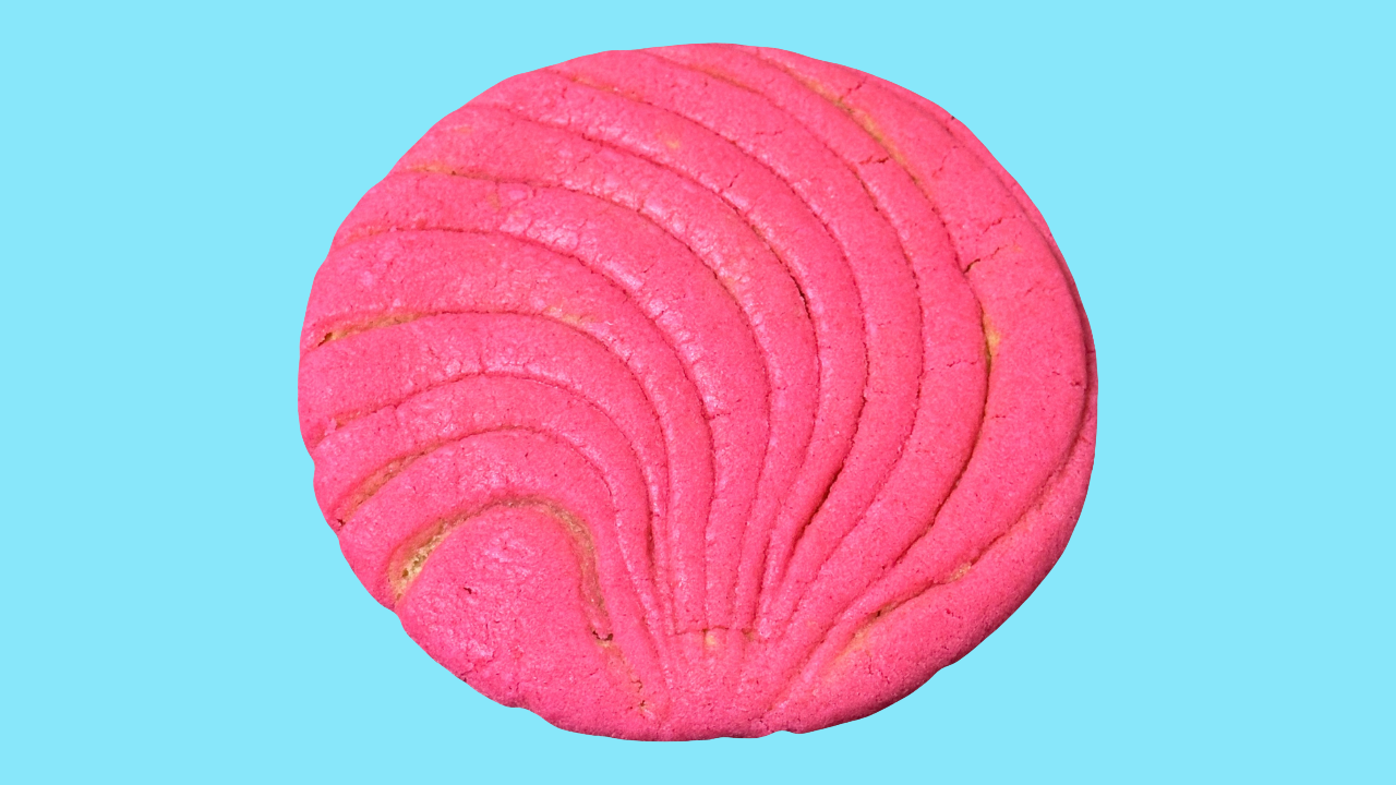 Pink Concha Cookie