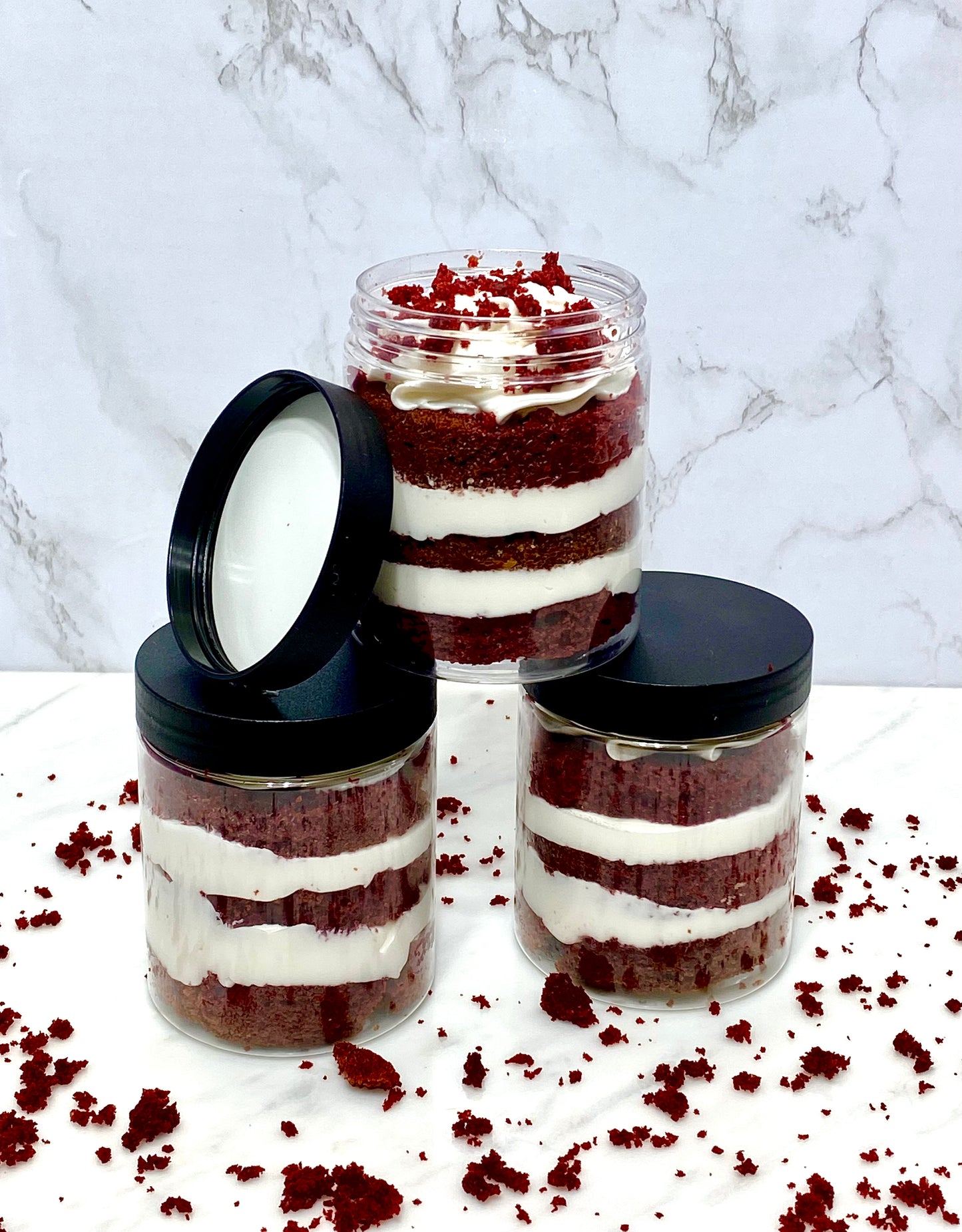 Cake Jar- Red Velvet