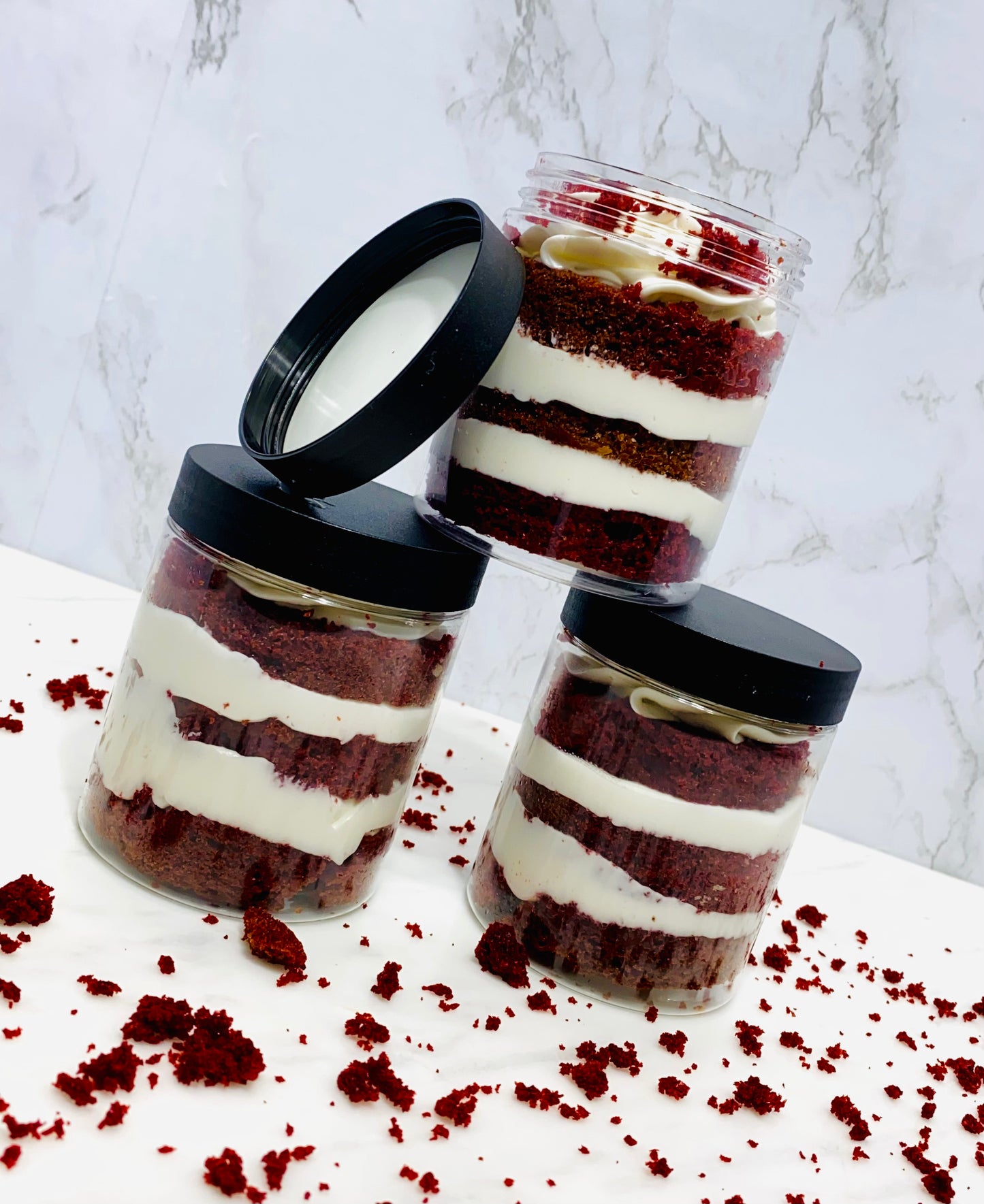 Cake Jar- Red Velvet